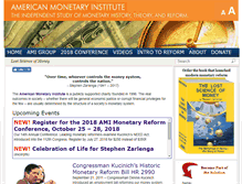 Tablet Screenshot of monetary.org